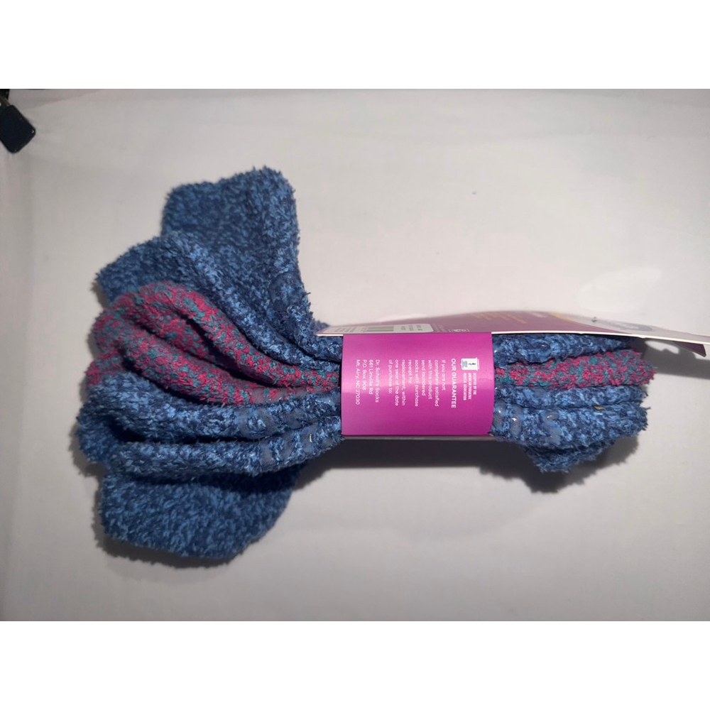 Dr. Scholl's Soothing Spa Socks 3Pk Women 4-10 Low Cut Lavender Vit E Non-Slip - Picture 2 of 4
